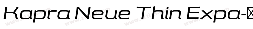 Kapra Neue Thin Expa字体转换